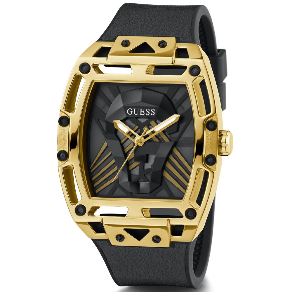 Guess Schwarze synthetische Kleid-Uhr
