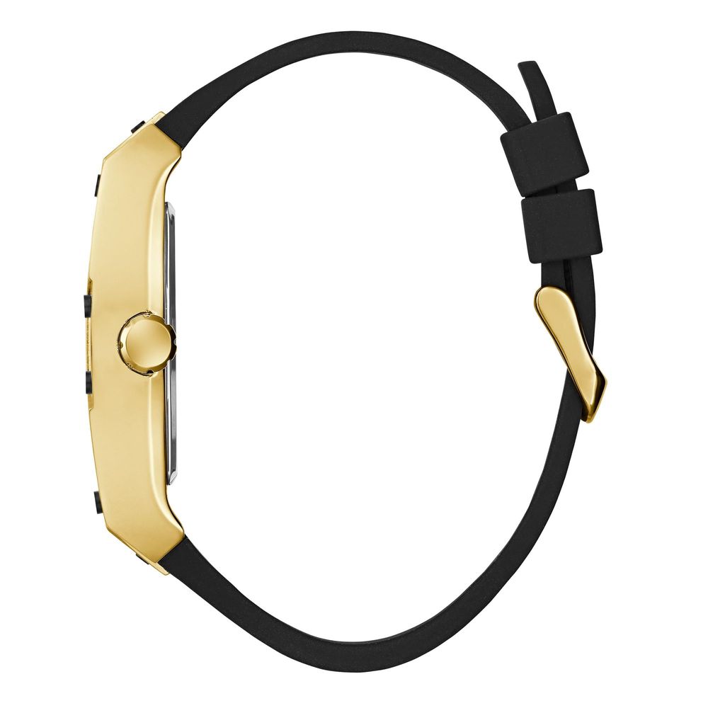 Guess Schwarze synthetische Kleid-Uhr
