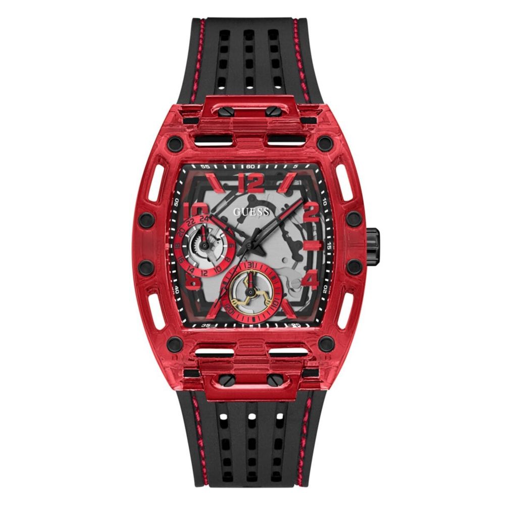 Guess Schwarze synthetische Sportuhr