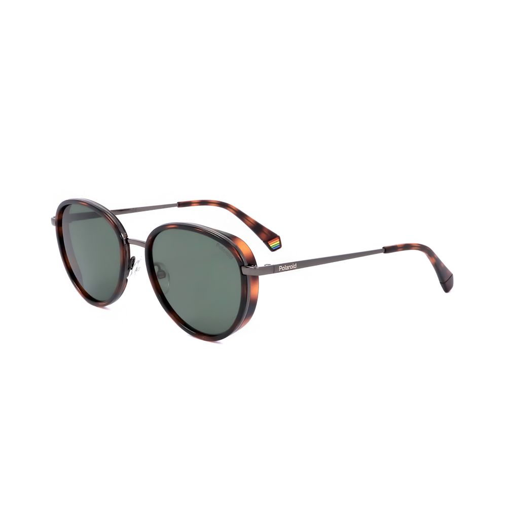 Polaroid Braune Sonnenbrille aus Metall