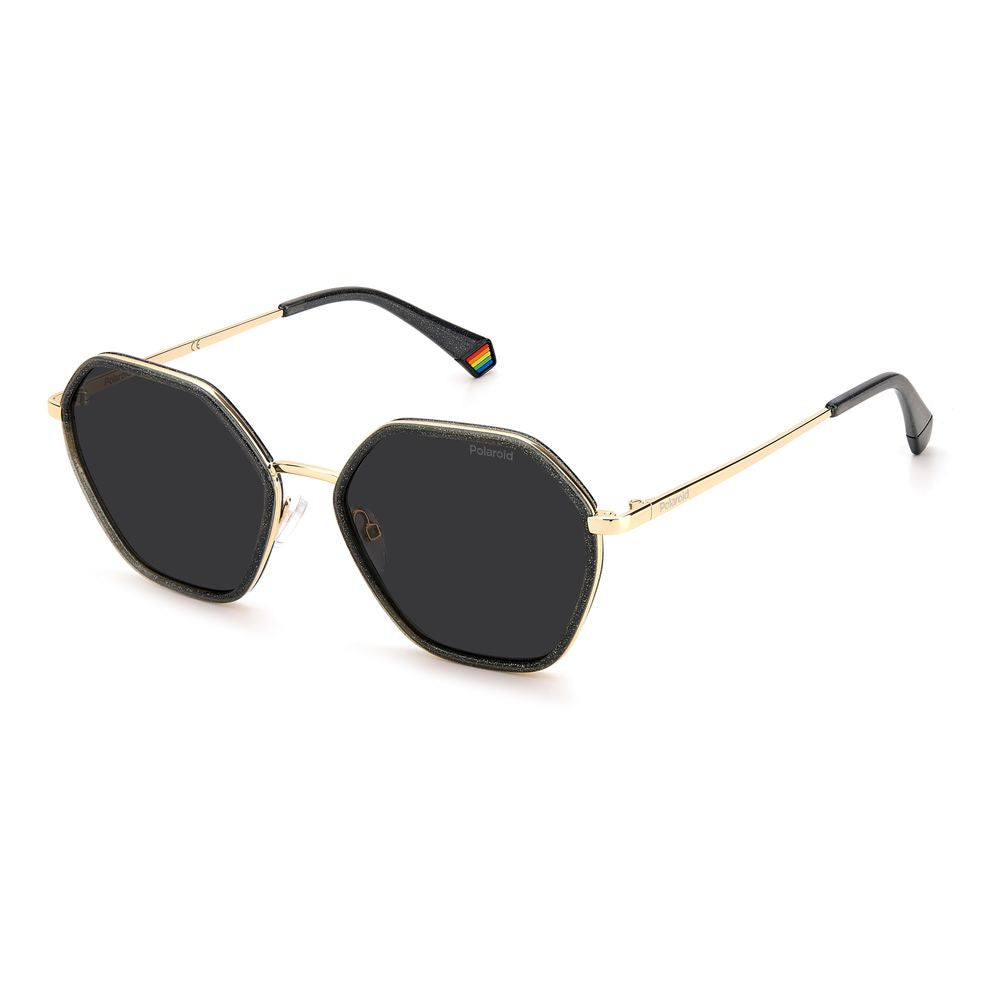 Polaroid Graue Sonnenbrille aus Kunststoff
