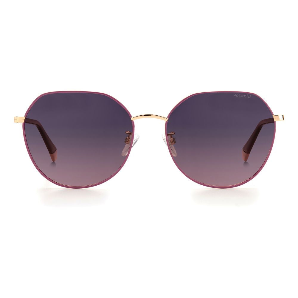 Polaroid Sonnenbrille aus Roségold-Metall