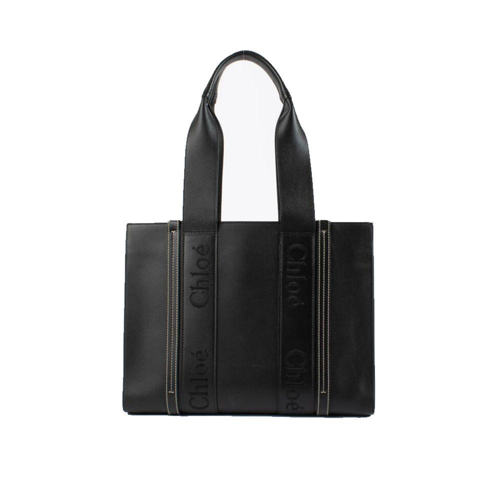 Chloé Schwarze Leder-Tote-Bag