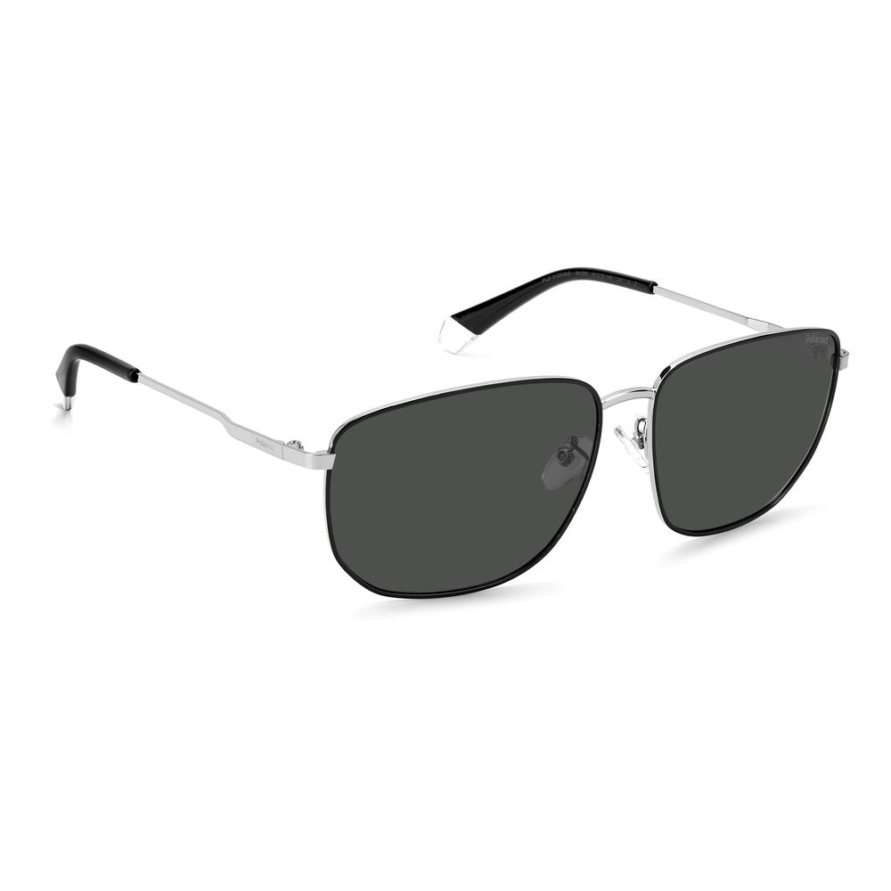 Polaroid Schwarze Sonnenbrille aus Metall