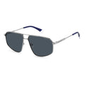 Polaroid Graue Sonnenbrille aus Edelstahl