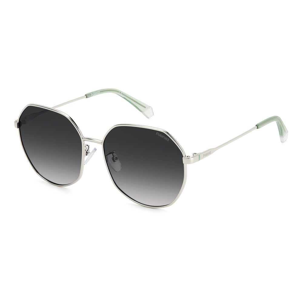 Polaroid Graue Sonnenbrille aus Metall