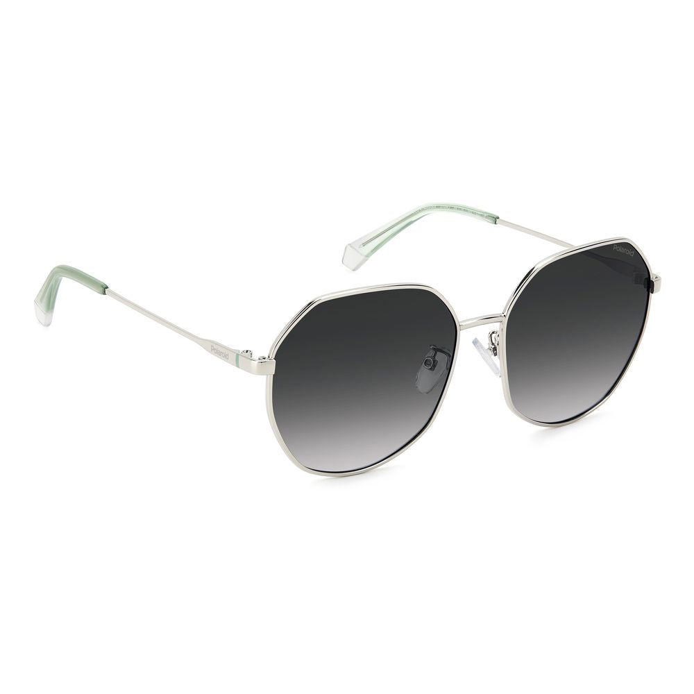 Polaroid Graue Sonnenbrille aus Metall
