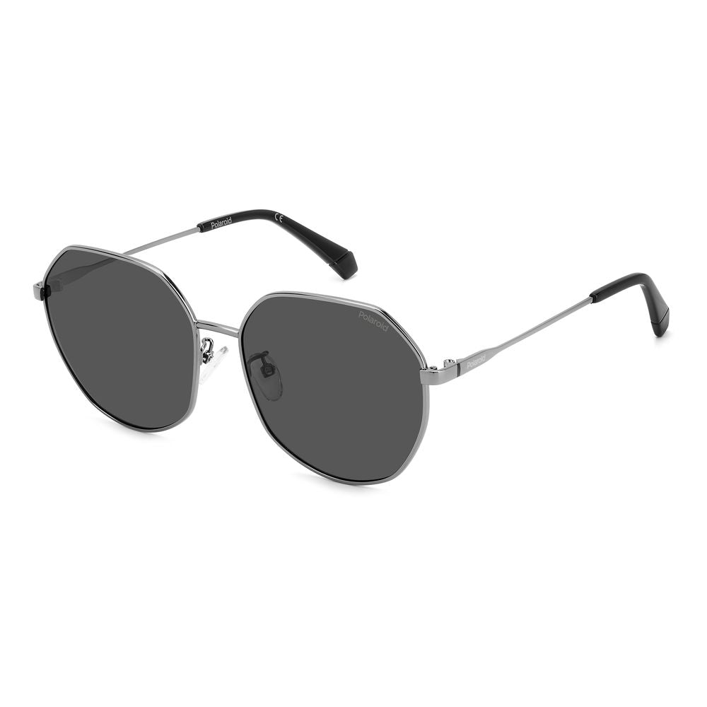 Polaroid Graue Sonnenbrille aus Metall