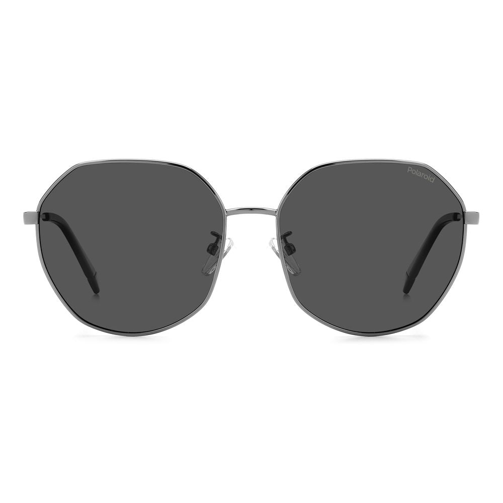 Polaroid Graue Sonnenbrille aus Metall