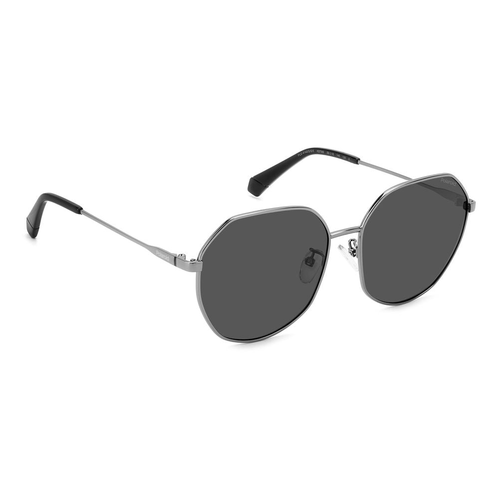 Polaroid Graue Sonnenbrille aus Metall