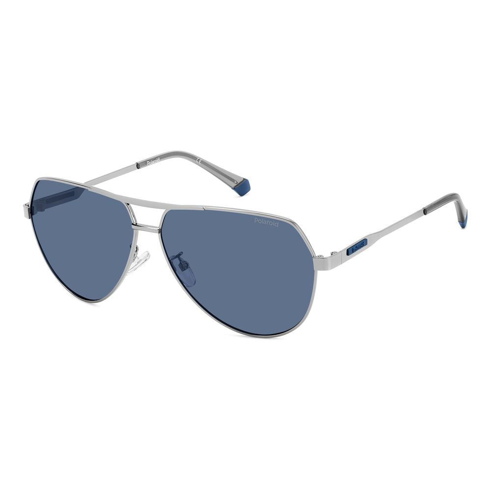 Polaroid Graue Sonnenbrille aus Metall