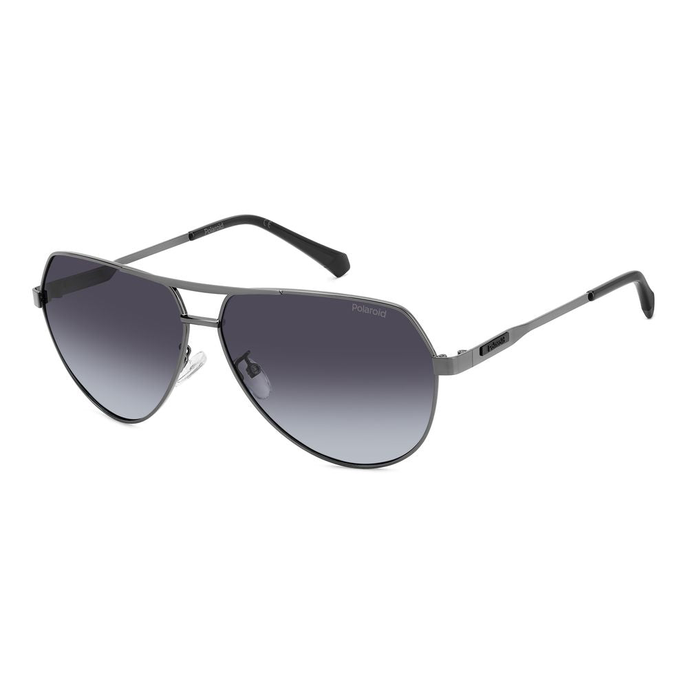 Polaroid Graue Sonnenbrille aus Metall