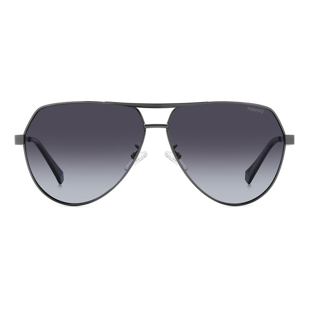 Polaroid Graue Sonnenbrille aus Metall