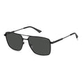 Polaroid Schwarze Sonnenbrille aus Metall
