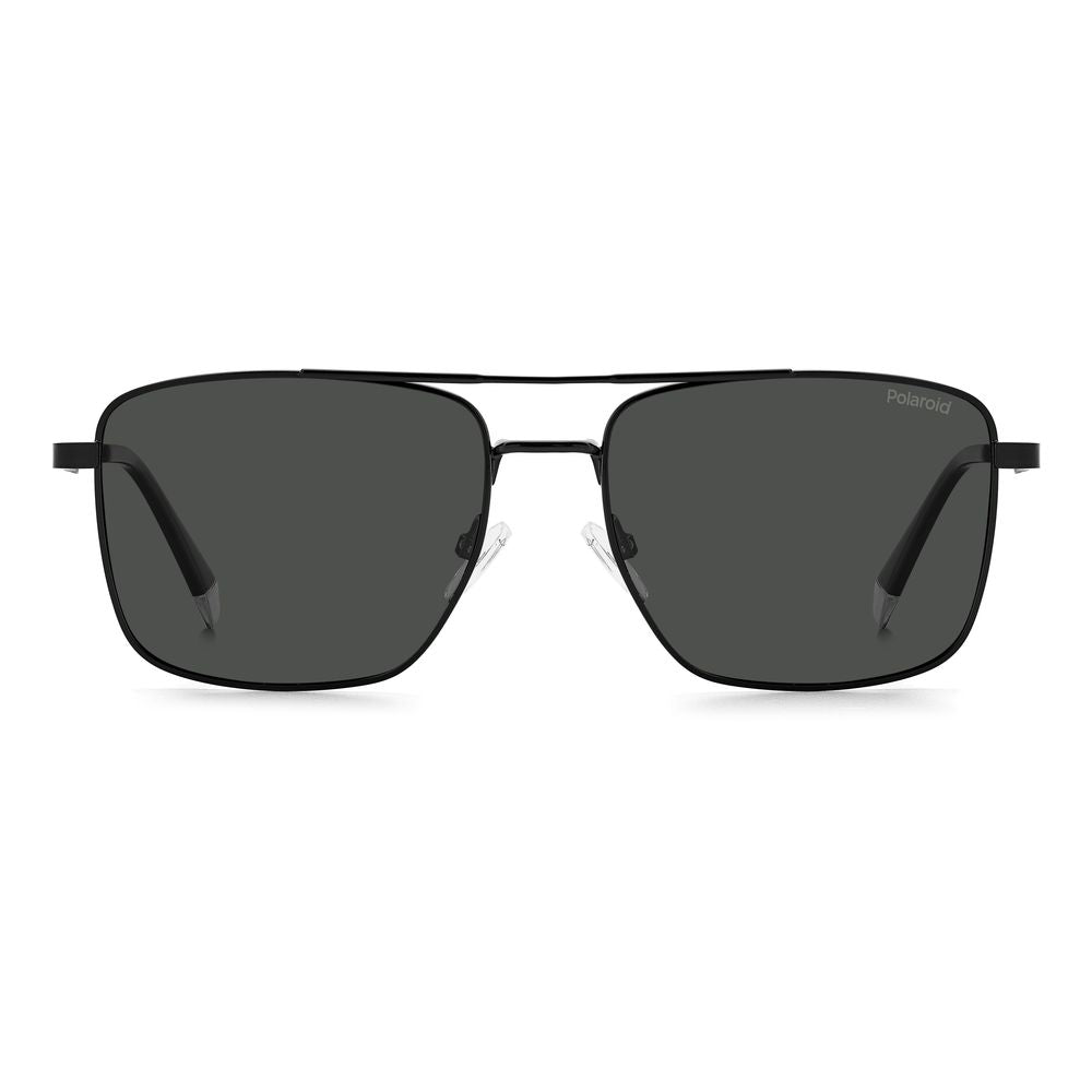 Polaroid Schwarze Sonnenbrille aus Metall