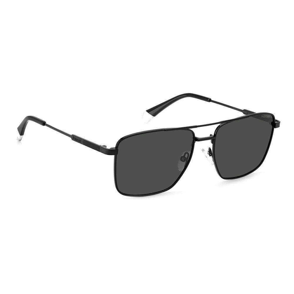 Polaroid Schwarze Sonnenbrille aus Metall
