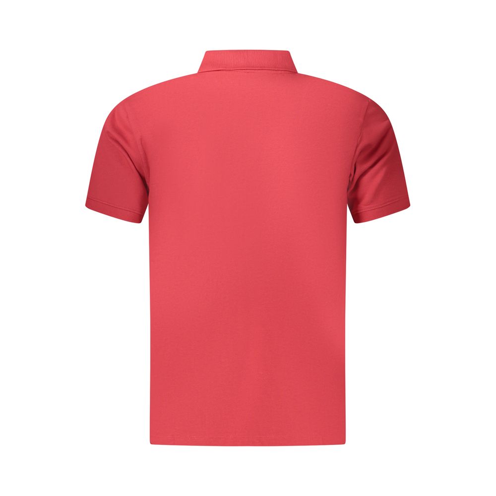 Timberland Rotes Herren-Poloshirt aus Baumwolle