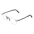 Ermenegildo Zegna Graue Metallbrille (Gestell)