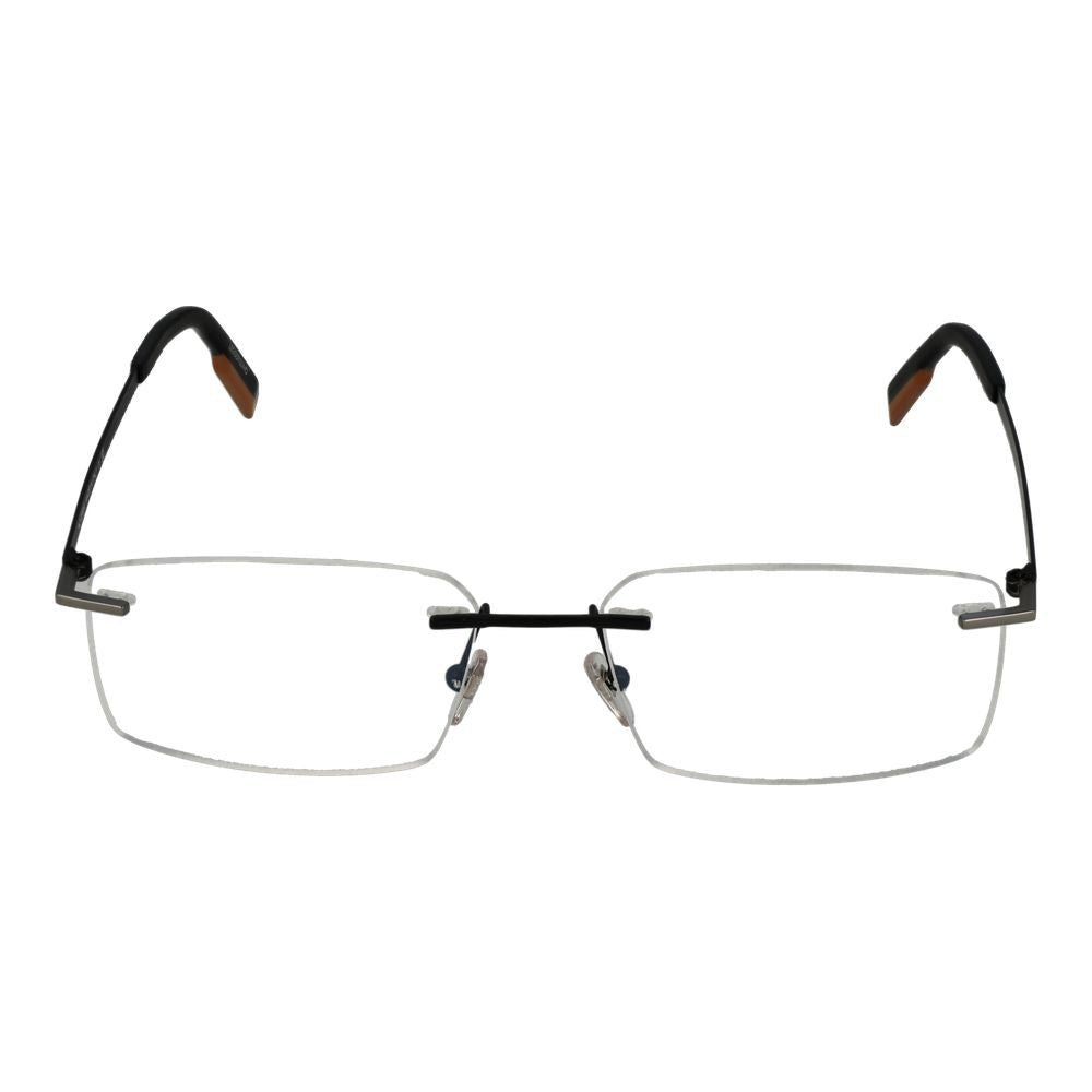 Ermenegildo Zegna Graue Metallbrille (Gestell)