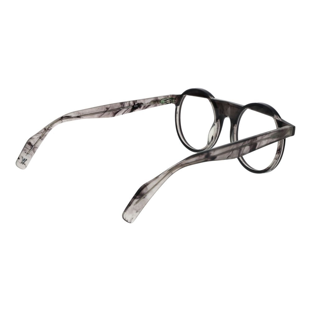 Yohji Yamamoto Graue Kunststoffbrille (Gestell)