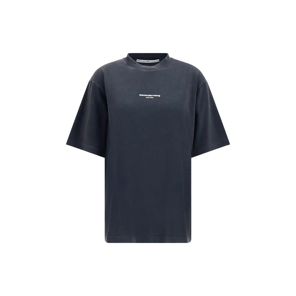 Alexander Wang Graues Baumwoll-T-Shirt