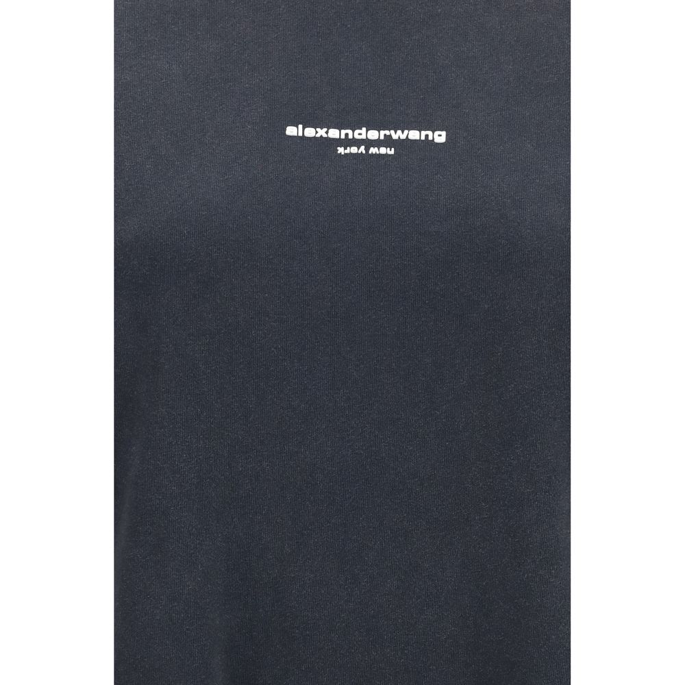 Alexander Wang Graues Baumwoll-T-Shirt