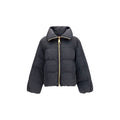 Balmain Schwarze Viskose-Jacke in voller Länge