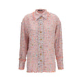 Balmain Mehrfarbiges Hemd aus Polyamid mit Muster