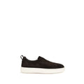 Santoni Braune Kalbsleder Bos Taurus Sneaker