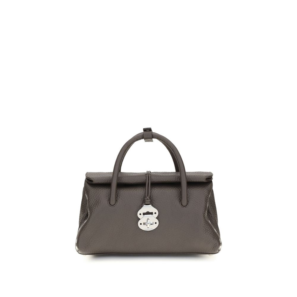 Zanellato Braune Kalbsleder Bos Taurus Schultertasche