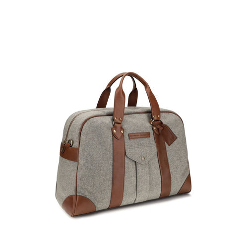 Brunello Cucinelli Beige Woll-Oves Aries Reisetasche