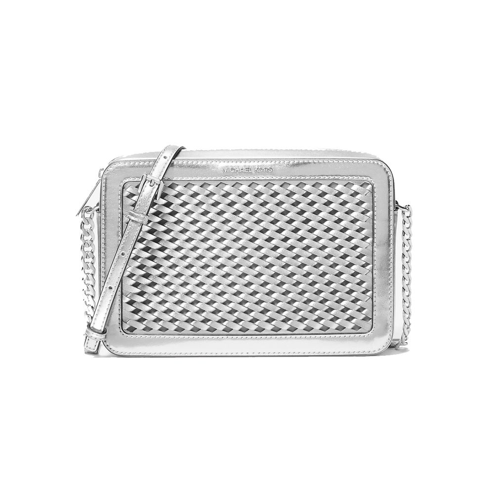 Michael Kors Graue Canvas Umhängetasche