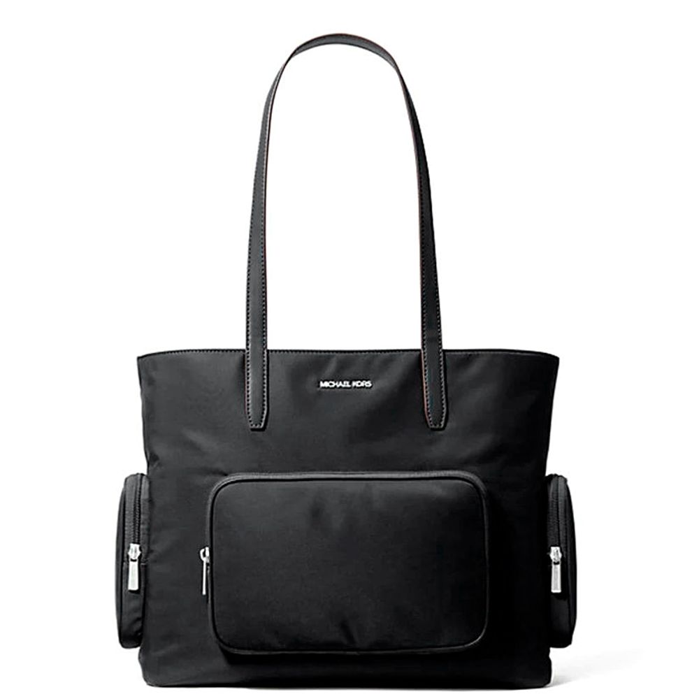 Michael Kors Schwarze Nylon-Tragetasche