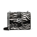 Michael Kors Schwarze Leder Umhängetasche