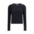 Lisa Yang Schwarzer Kaschmirpullover