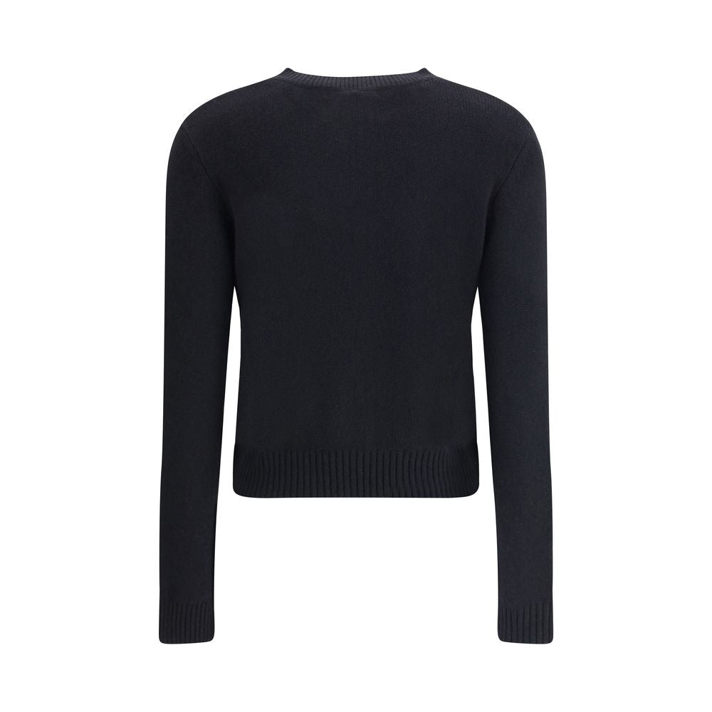 Lisa Yang Schwarzer Kaschmirpullover