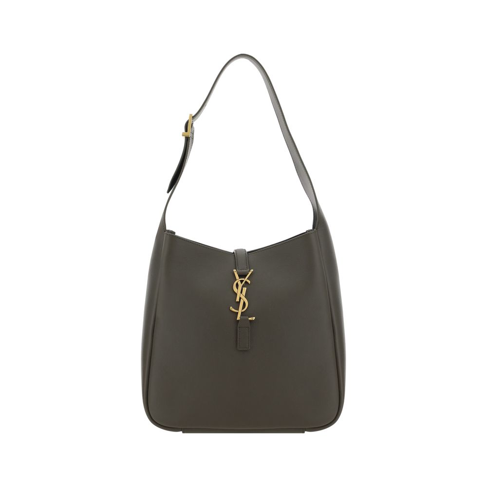 Saint Laurent Bicolor Calf Leather Bos Taurus Schultertasche