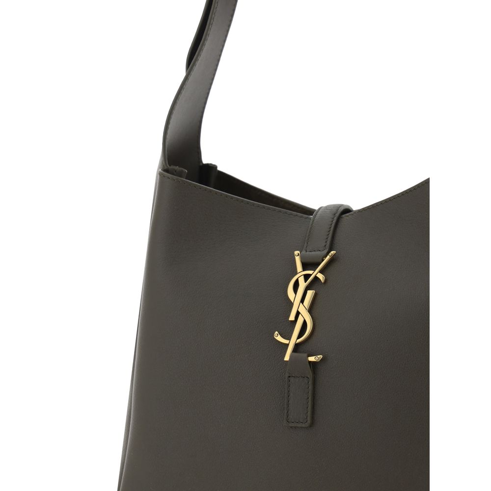 Saint Laurent Bicolor Calf Leather Bos Taurus Schultertasche