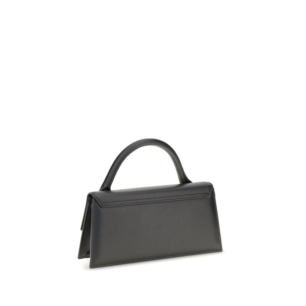 Jacquemus Schwarze Bos Taurus Kalbsleder Schultertasche