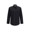 Burberry Schwarzes Baumwollhemd