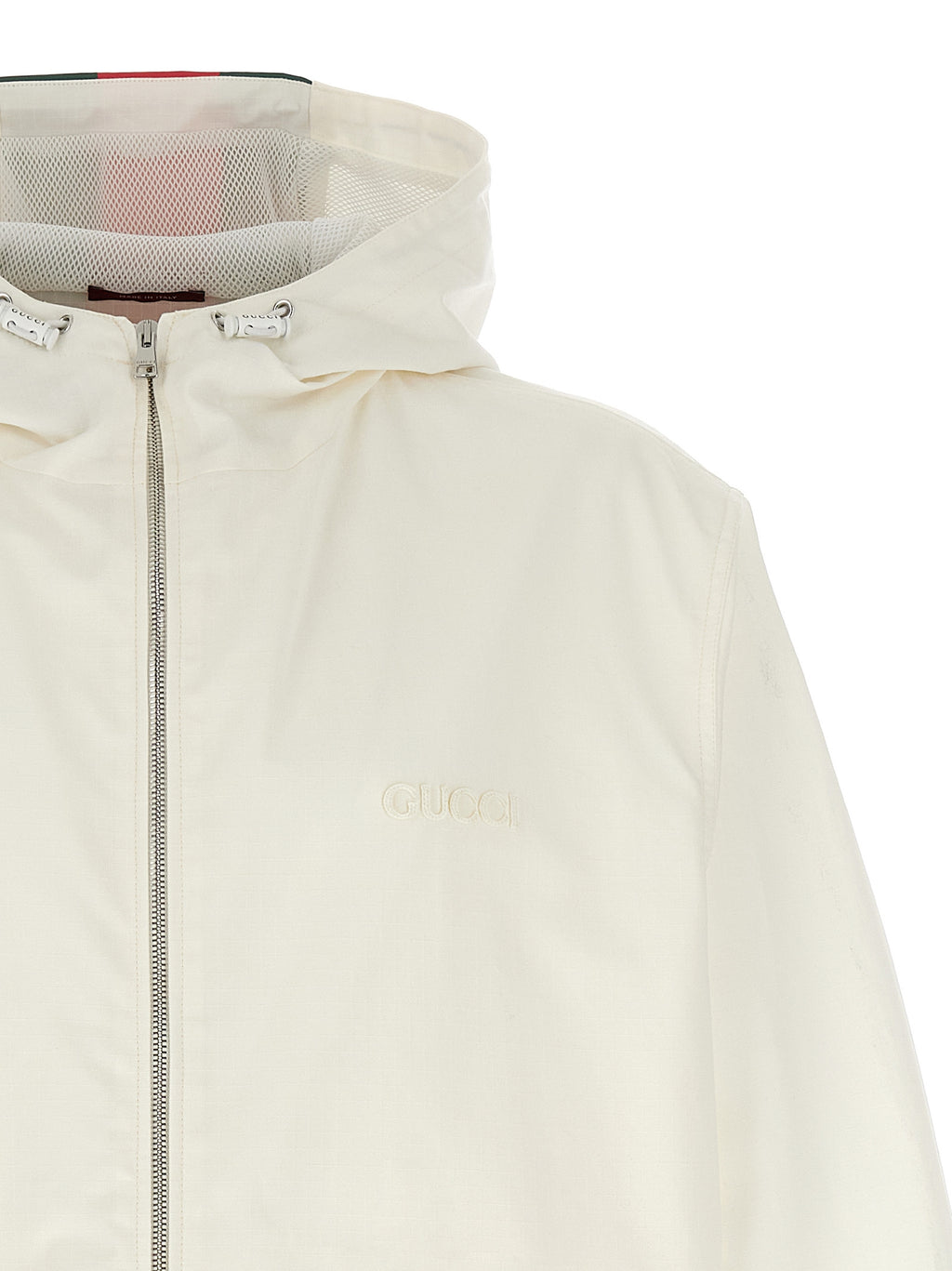 Gucci Weiße Baumwoll-Strickjacke