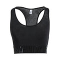 Moschino Schwarzer Baumwoll-Sport-BH