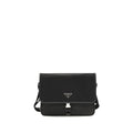 Prada Schwarze Schultertasche aus recyceltem Polyamid