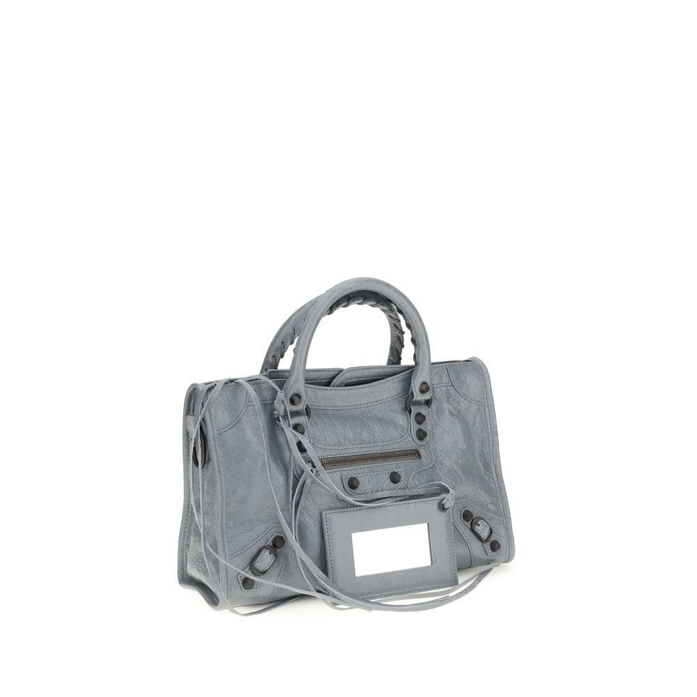 Balenciaga Schwarze Bos Taurus Kalbsleder Schultertasche