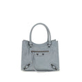 Balenciaga Schwarze Bos Taurus Kalbsleder Schultertasche