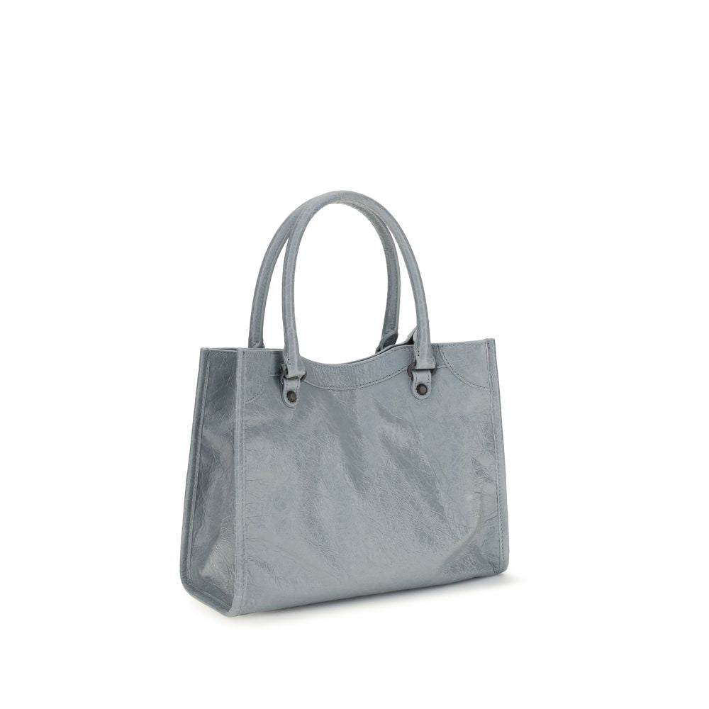 Balenciaga Schwarze Bos Taurus Kalbsleder Schultertasche