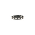 Valentino Garavani Schwarzes Kalbsleder-Armband Bos Taurus