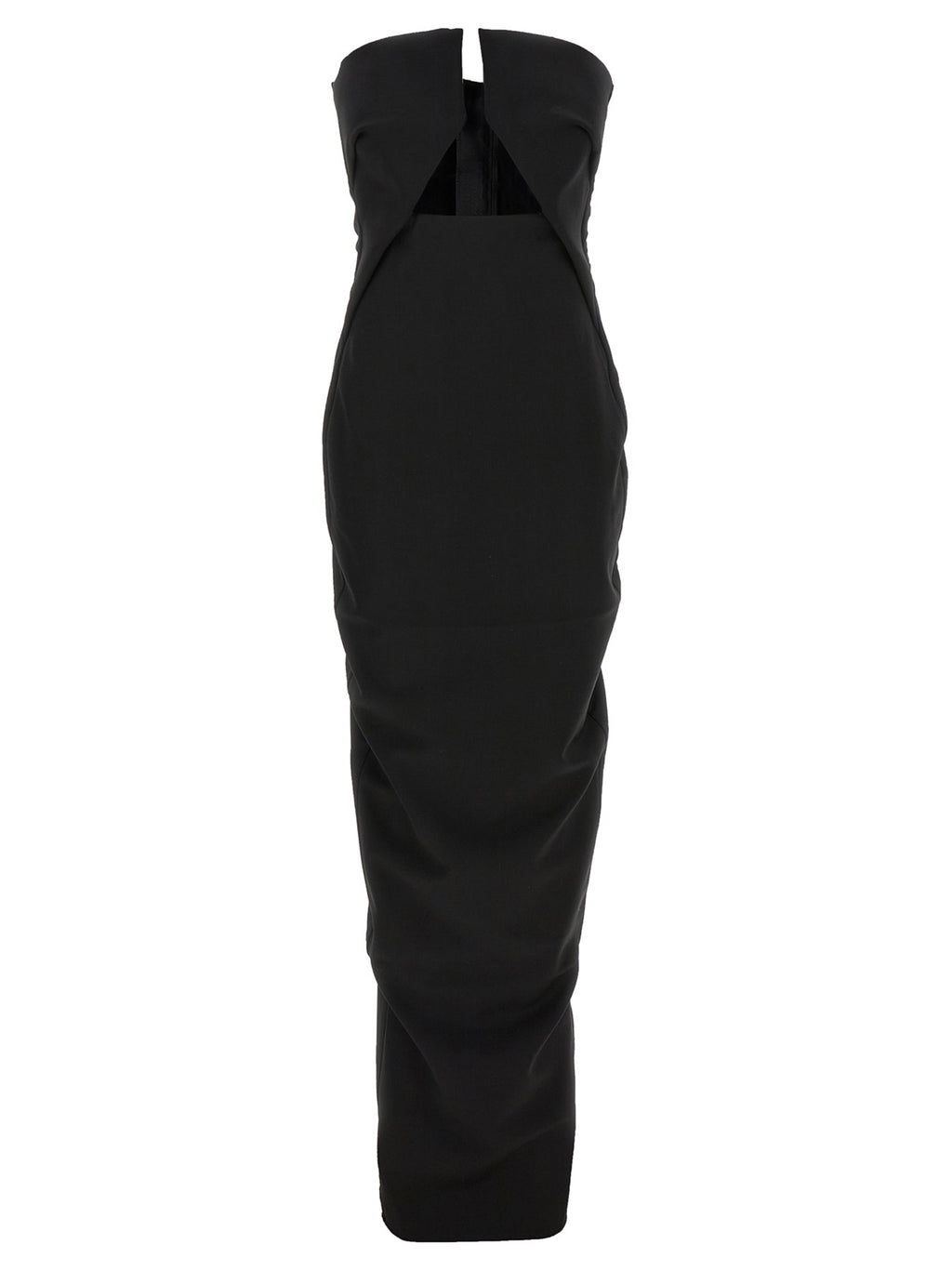 Rick Owens Langes Wollkleid in Schwarz