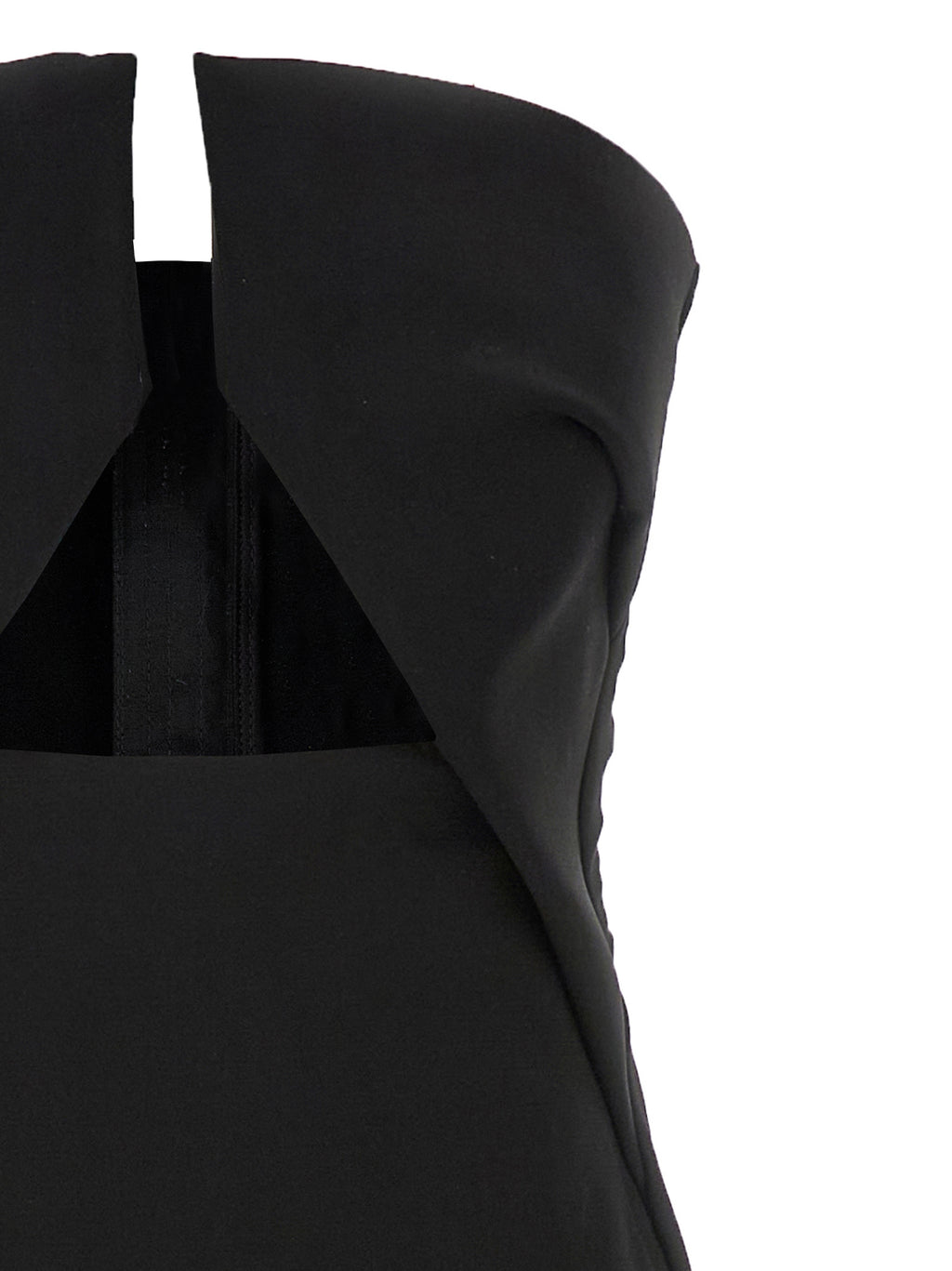 Rick Owens Langes Wollkleid in Schwarz
