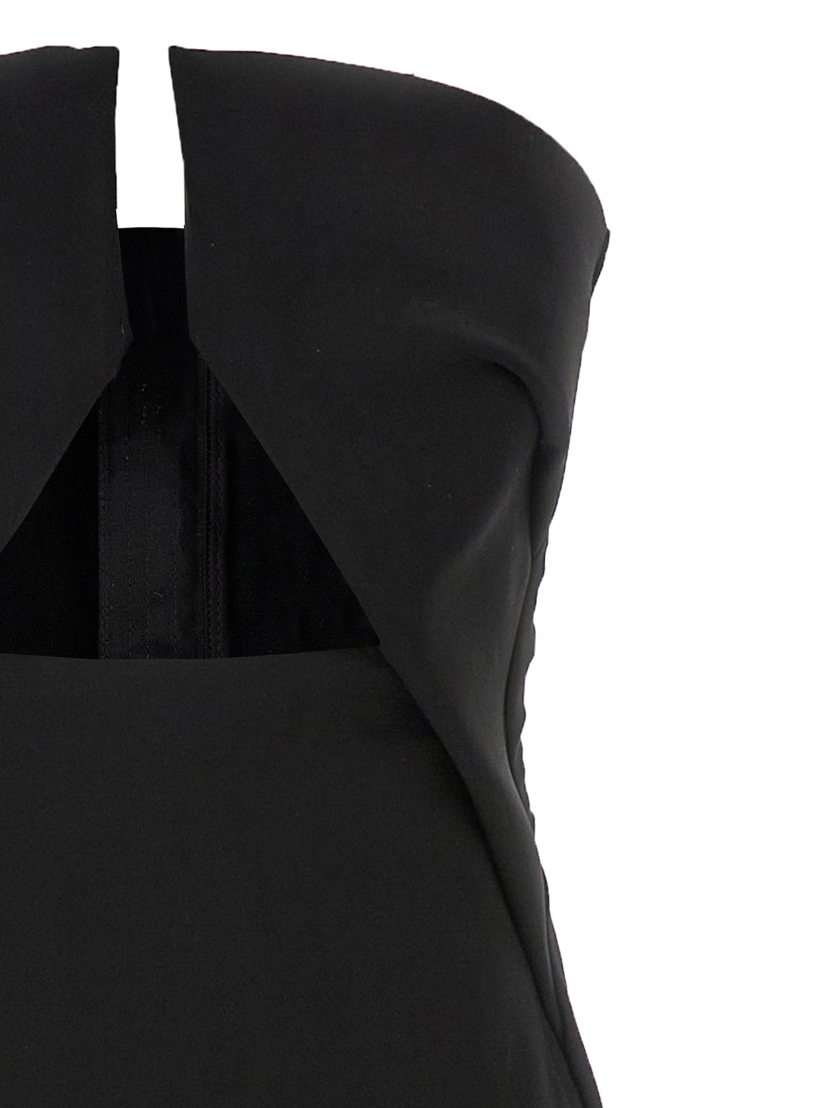 Rick Owens Langes Wollkleid in Schwarz